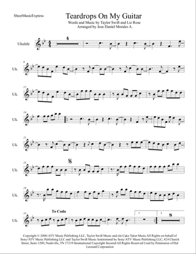 Teardrops On My Guitar