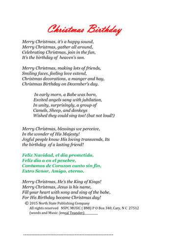 Christmas Birthday