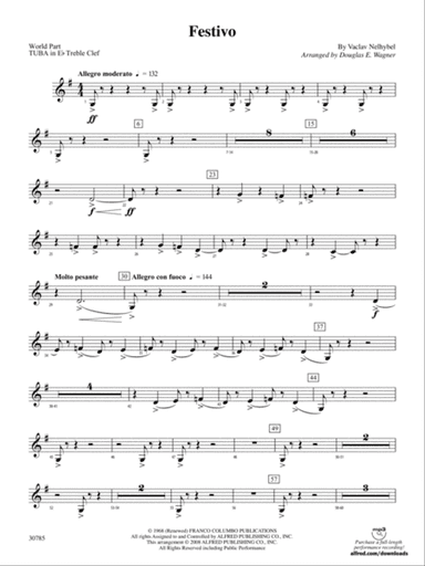 Festivo: (wp) E-flat Tuba T.C.
