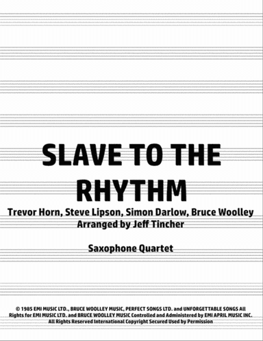Slave To The Rhythm