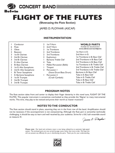 Flight of the Flutes (Showcasing the Flute Section): Score
