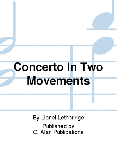 Concerto In Two Movements