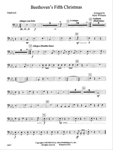 Beethoven's Fifth Christmas: Timpani