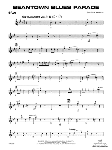 Beantown Blues Parade: Flute