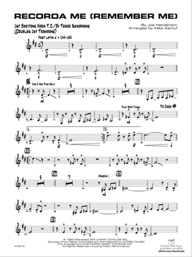 Recorda Me: Baritone T.C.