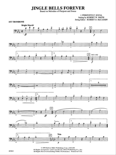 Jingle Bells Forever: 1st Trombone