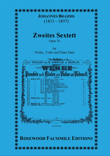 Zweites Sextett, Op. 36