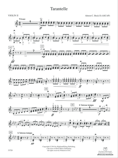 Tarantelle: 2nd Violin