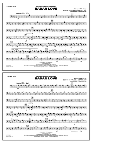 Radar Love (arr. Paul Murtha) - Electric Bass