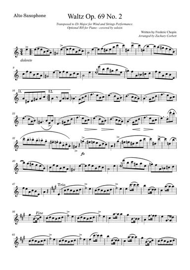 Waltz Op. 69 No. 2