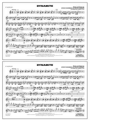 Dynamite (arr. Ishbah Cox) - Bb Tenor Sax