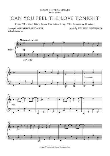 Can You Feel The Love Tonight