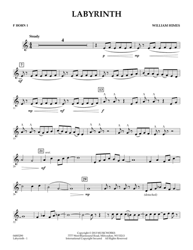 Labyrinth - F Horn 1