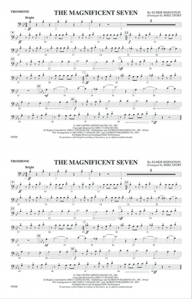 The Magnificent Seven: 1st Trombone