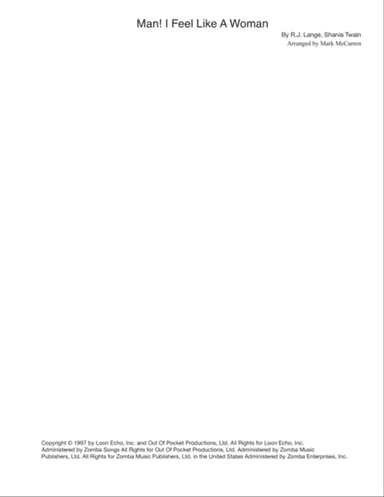 Man! I Feel Like A Woman!