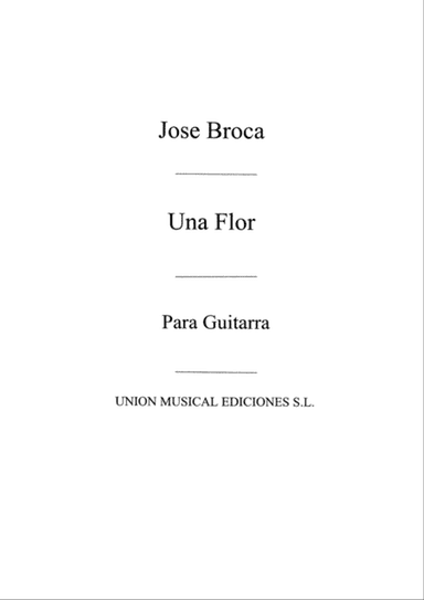 Una Flor, Mazurka
