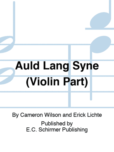 Auld Lang Syne (Violin Part)