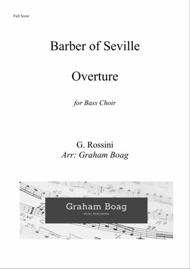 Barber of Seville Overture for Bass Choir