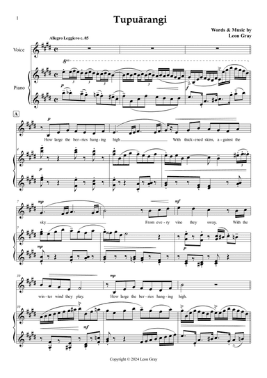 Tupuārangi (Solo Version)