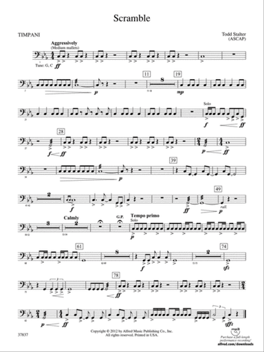 Scramble: Timpani