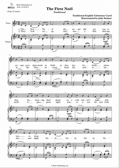 The First Noel (Solo song) (B-flat Major)