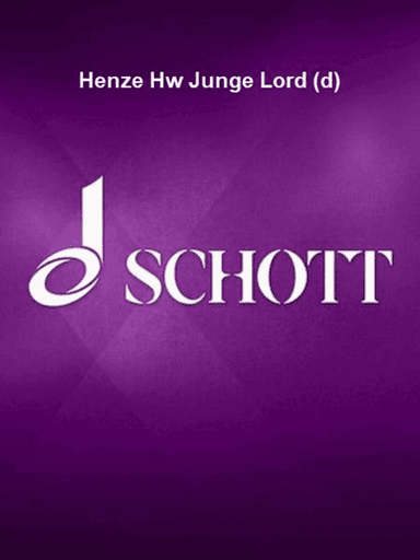 Henze Hw Junge Lord (d)