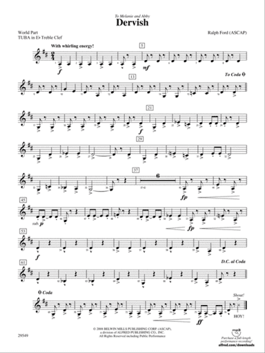 Dervish: (wp) E-flat Tuba T.C.