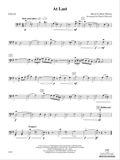 At Last: Cello