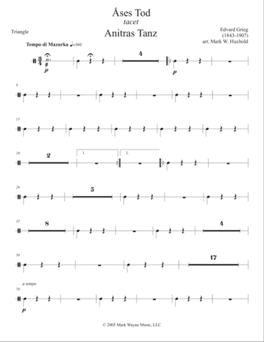 Åses Tod and Anitras Tanz from Peer Gynt