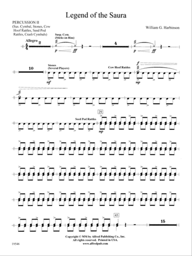 Legend of the Saura: 2nd Percussion