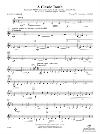 A Classic Touch: B-flat Bass Clarinet