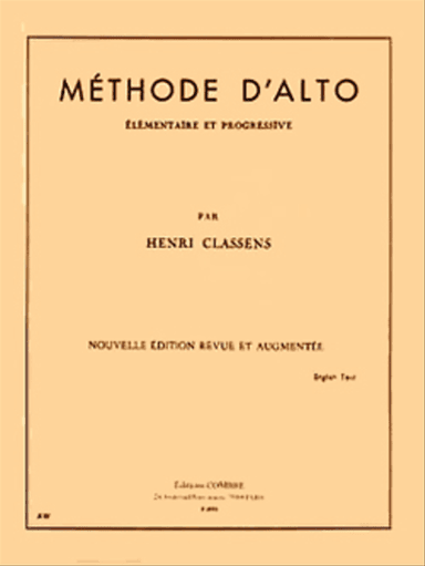 Methode d'alto (elementaire et progressive)