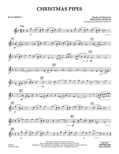 Christmas Pipes - Bb Clarinet 1