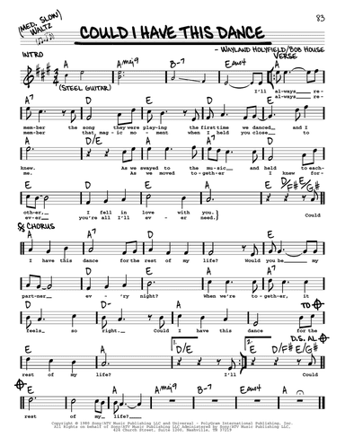 Could I Have This Dance