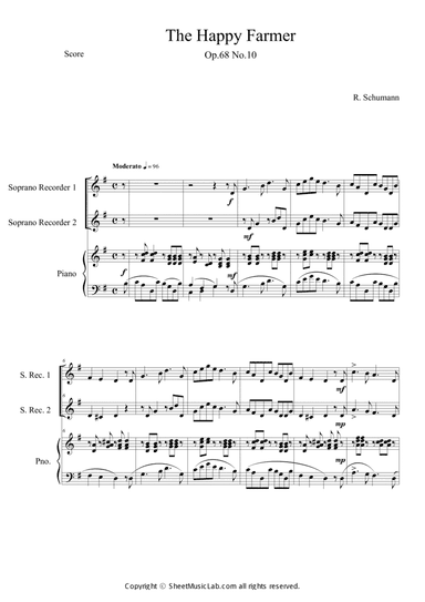 The Happy Farmer Op.68 No.10 (in G)