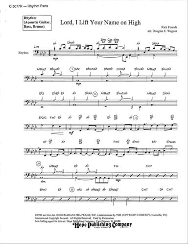 Lord, I Lift Your Name on High