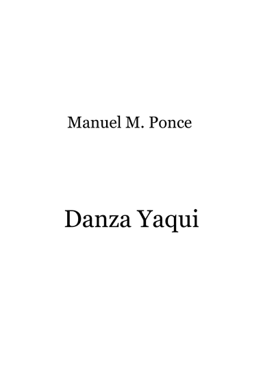 Danza Yaqui