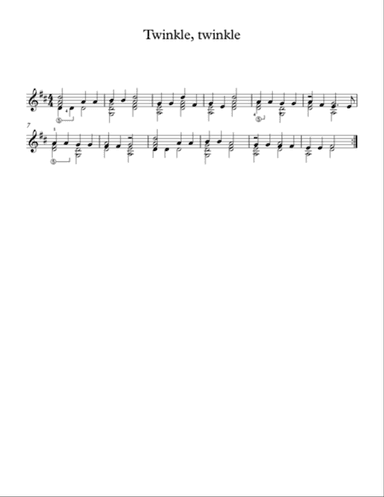 Twinkle, Twinkle