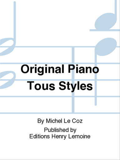 Original Piano Tous Styles