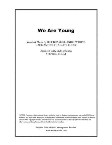 We Are Young