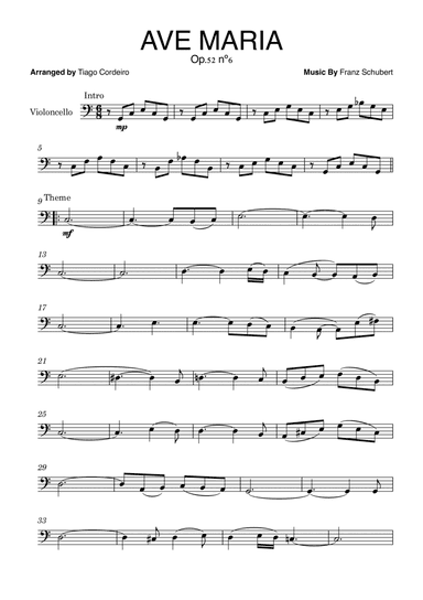 Ave Maria Op.52 nº6