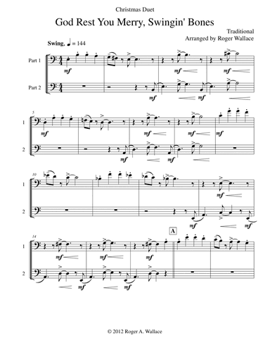 God Rest You Merry, Gentlemen (Low Brass Duet)