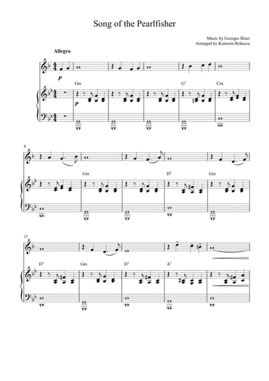 Song of the Pearlfisher