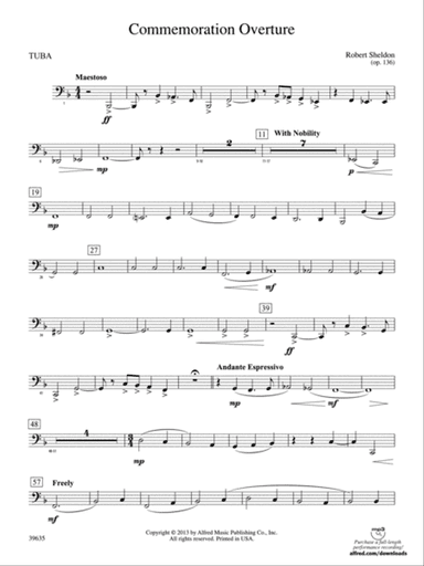 Commemoration Overture: Tuba