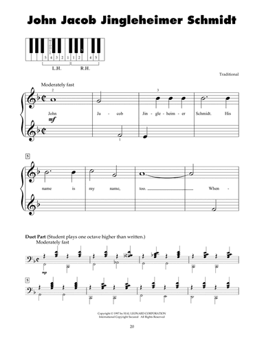 John Jacob Jingleheimer Schmidt