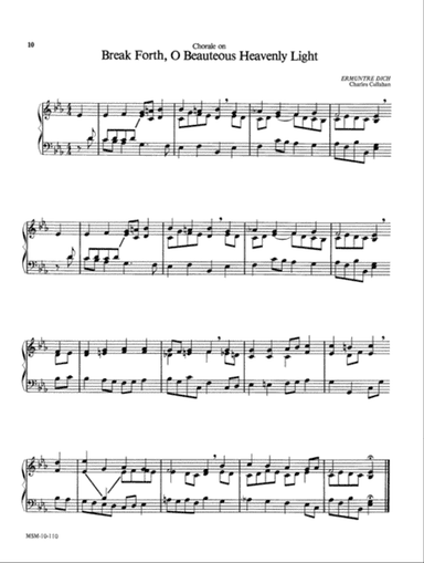 Break Forth, O Beauteous Heavenly Light (Setting 1) (Downloadable)
