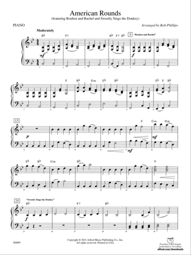 American Rounds: Piano Accompaniment