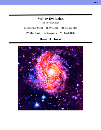 Stellar Evolution for solo alto flute