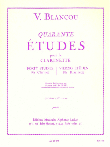 Forty Studies - Vol. 2 (clarinet)