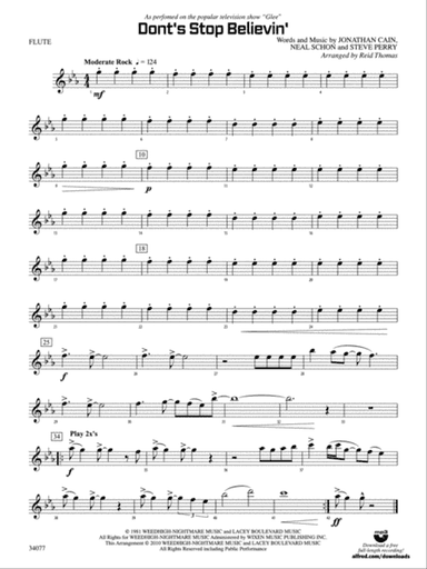 Don't Stop Believin': Flute